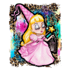 Halloween Witch Princess Tie Dye