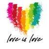 love is love,love,Heart,graffiti,rainbow,LGBT