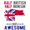 Half British Half Indonesian