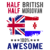 Moitié britannique Moitié Mordwinen