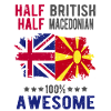 Moitié britannique moitié macédonien