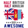 Moitié britannique moitié mongol