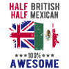 Half British Half Mexican