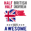 Half British Half Singaporean