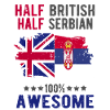 Moitié britannique moitié serbe