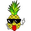 Sonnenbrillen Ananas Spaß