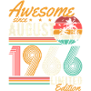 Août 1966 Naissance Anniversaire Rétro
