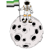 Aromatic astronaut Aromatic flag