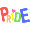 PRIDE Schriftzug