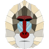 Mandrill geometric