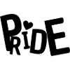 Pride Schriftzug