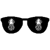 Cool pineapple glasses
