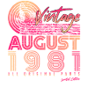 August 1981 Geschenkidee