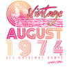 Millésime 1974 en août