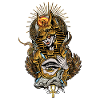Anubis mask with the all-seeing eye