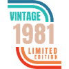 Édition limitée Millésime 1981