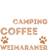 Weimaraner Kaffee Camping Hund Cafe