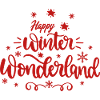 Happy Winter Wonderland - Merry Christmas