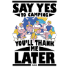 Camping Campsite Holiday Tent Gift