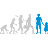 Evolution Papa Fille Enfant