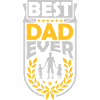 Best Dad Ever Laurel Wreath