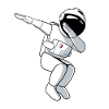 Dabbing Astronaut