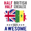 Moitié britannique moitié sénégalais