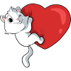 Cat Big Heart Cat Owner