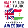 Half British Half Tajik