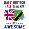 Half British Half Tanzanian