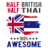 Half British Half Thai