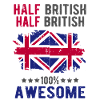 Moitié britannique moitié britannique