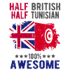Half British Half Tunisian