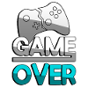 GAME OVER (Turquoise) + Controller - Gaming