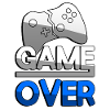 GAME OVER (Blue) + Controller - Gaming