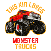 This Kid loves Monster Trucks