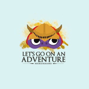 Let's Go On An Adventure (Black Writing)
