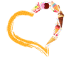 Crème glacée Heart Cone Popsicle