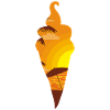 Ice Cream Sunset Beach Cone