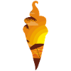 Ice Cream Sunset Beach Cone