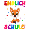 Endlich Schule Fuchs Einschulung Schulkind