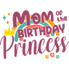 Maman de la princesse d’anniversaire