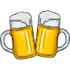 Cruche à bière grillée