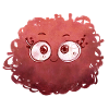 Little Pelota Monster n°1 – red