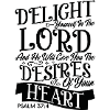 delight lord yourself
