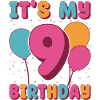 C’est mon 9e anniversaire