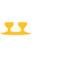 Waiter (Tablett mit zwei Weingläsern)