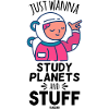 Mädchen Nerd Schule Astronaut