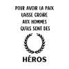 Pour avoir la paix