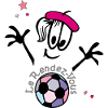 Fußball, Frauenfußball, Comic